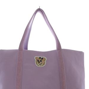 FEILER ラブラリーバイ オールドテディガール ワッペントートバッグ ハンドバッグ ラベンダー /SR20 SH