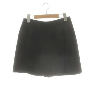 25SS ラップデザインスカショーパン ショートパンツ 36 ブラック /DF OS SH