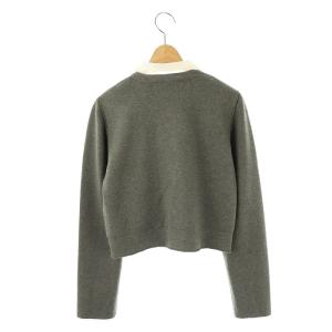 CELFORD 24AW デタッチャブル総針カーディガン ニット 36 グレー /MI OS SH