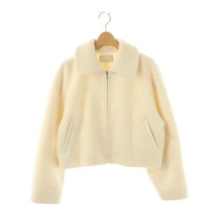 24AW バリエーションボックスショートジャケット クロップド丈 36 白 /MI OS SH