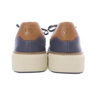 COLE HAAN グランドプロ トップスピン ゴルフ スニーカー ローカット カーフレザー 9M フォークストン/CHナチュラルタン/アイボリー