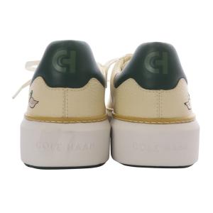 COLE HAAN グランドプロ トップスピン ゴルフ スニーカー ローカット カーフレザー 9M バニラ/トレッキンググリーン/オプティックホワイト