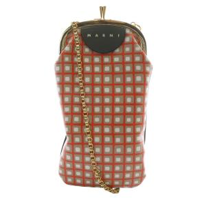 がま口 チェーン ショルダーバッグ ロゴ 赤 レッド カーキ 緑 /SR28 SH