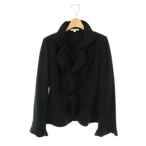 ウールフリルジャケット 2 ブラック /HK OS SH
