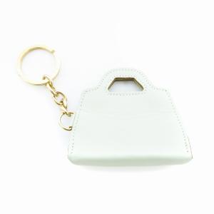 Salvatore Ferragamo バッグ型キーホルダー チャーム 革 ガンチーニ ミントグリーン /UO