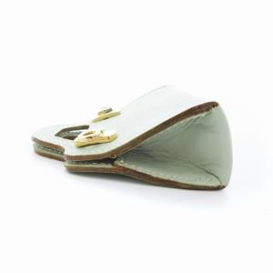 Salvatore Ferragamo バッグ型キーホルダー チャーム 革 ガンチーニ ミントグリーン /UO