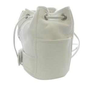 beautiful people color riders mini drawstring ショルダーバッグ ホワイト