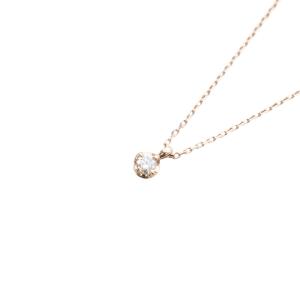 4℃ K18 ピンクゴールド ネックレス ティアドロップ ネックレス ペンダント K18 ティアドロップ ストーン ピンク