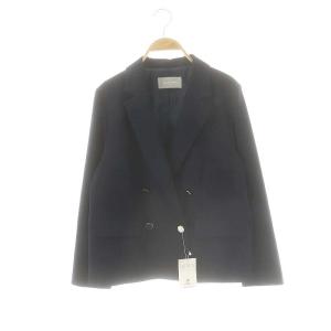 25SS ベーシックツイルダブル釦テーラードジャケット M ネイビー /HK OS