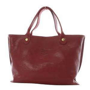 トートバッグ ハンドバッグ レザー レッド /YO8