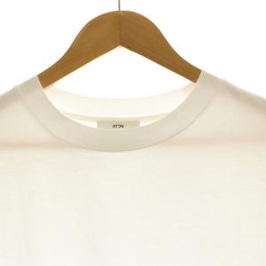 ATON 24SS SUVIN 60/2 OVERSIZED T-SHIRTS Tシャツ カットソー 半袖 2 白