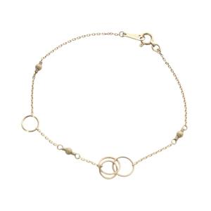 サークル K10 ブレスレット イエローゴールド /SR