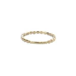 agete リング ダイヤモンド 0.09ct K10 9号