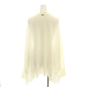 MUSE de Deuxieme Classe 24SS shake code ショートカーディガン ニット 白 /MI OS