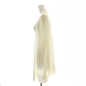 MUSE de Deuxieme Classe 24SS shake code ショートカーディガン ニット 白 /MI OS