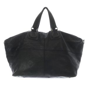 ナイチンゲール レザーバッグ ハンドバッグ 黒 ブラック /SR37 AD