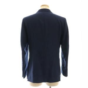 SUIT SELECT ウールブレンド2釦ジャケット スーツ セットアップ 上下 パンツ A5 170 M 紺 ネイビー SH