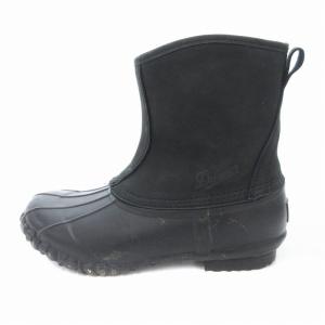 Danner SLUSHER PULL ON ショートブーツ ラバー ロゴ US8 D140015/BK /JS SH