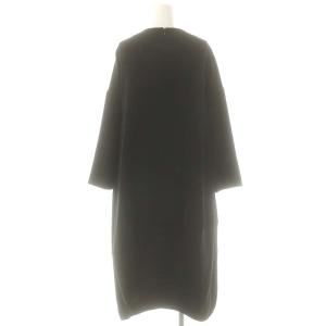 ENFOLD 裏起毛バルーンワンピース 36 黒 /MI OS SH