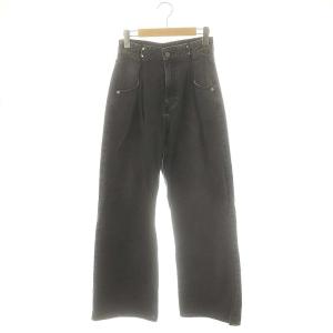 23SS ダブルタックデニムワイドパンツ ジーンズ 1 グレー /MI OS
