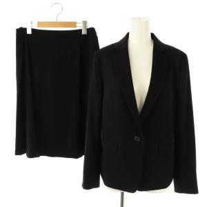 セットアップ トリアセネオクロス テーラードジャケット フレアスカート 3 紺 /MI OS