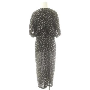 Mame Kurogouchi 25SS Floral Jacquard Volume Sleeves Dress