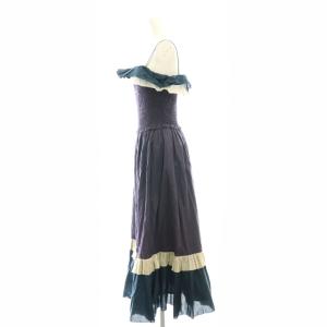 EPOCA ティアード キャミワンピース ロング IT40 パープル /HK OS