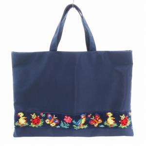 ハイジ ハンドバッグ シュニール織 ナイロン 紺 ネイビー /AE