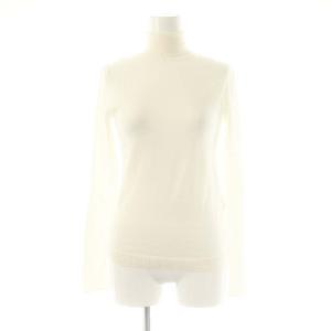 vingt-trois 24AW スムージーコットン タートルネックニットセーター 長袖 32 ホワイト