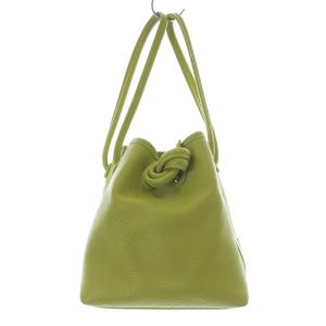 BOND MINI バッグ ハンドバッグ レザー ロゴ 緑 グリーン /SR9