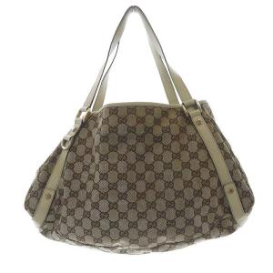 GUCCI GGキャンバス トートバッグ ブラウン 130736 502752