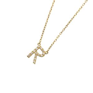 ヴィヴィアンクチュール ネックレス イニシャル Rモチーフ ダイヤモンド 0.06ct K18