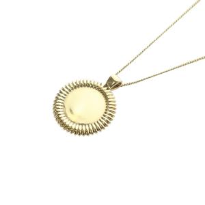 メダルネックレス ペンダント ゴールド色 /SR9