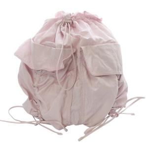 25SS シャーリングリボンリュックサック ピンク /SR40