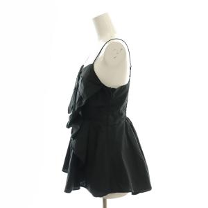 SNIDEL 24SS リボンディティールブラウス F 黒 ブラック SWFB242217 /AQ OS