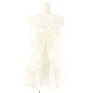 24SS リボンディティールブラウス キャミソール F ホワイト /HK OS