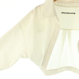 alexanderwang クロップドシャツ 長袖 ホワイト /HK OS