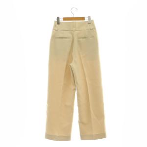 ANAYI 25SS ブライトツイルDカンワイドパンツ ジッパーフライ 36 ライトベージュ /DO OS