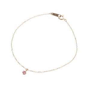 canal4℃ オルゴールケース付き 10月誕生石 K10 ピンクゴールドブレスレット ピンクゴールド /SR27