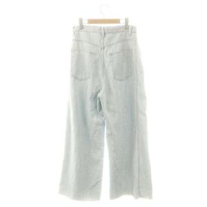 JOURNAL STANDARD 24SS ソフトデニムサイドタックワイドパンツ ジーンズ ジッパーフライ 38 ライトブルー /DO OS