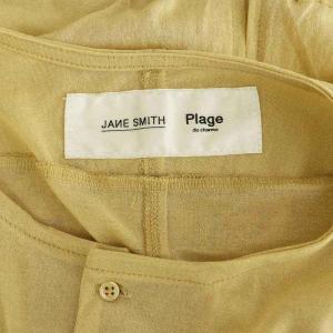 Plage × ジェーンスミス JANE SMITH 23SS 短丈カーディガン 長袖 シアー ONE ベージュ /MY