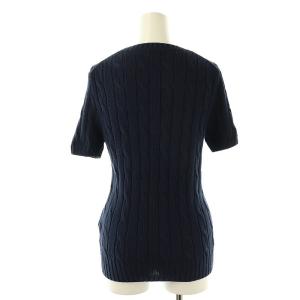 POLO RALPH LAUREN ケーブル編みニット カットソー SP 紺 /MI OS