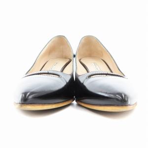 PELLICO ハイヒールパンプス シューズ ピンヒール ポインテッドトゥ 36.5 23.5?p 黒 ブラック /AE