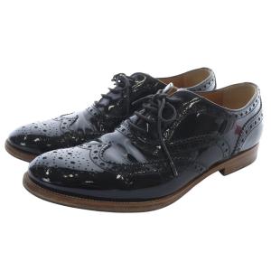 BURWOOD ウィングチップ シューズ 36.5 黒 ブラック 8889138 /SR38