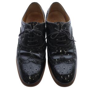 Church's BURWOOD ウィングチップ シューズ 36.5 黒 ブラック 8889138 /SR38