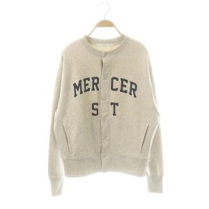 23AW ロゴスウェットカーデ カーディガン グレー /MI OS