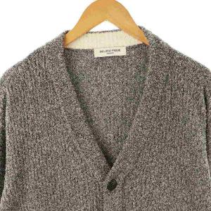 GELATO PIQUE HOMME メランジホットモコカーディガン ニット 長袖 L ネイビー /HK OS