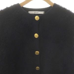 Framework 23AW シャギーニットカーディガン 紺 /MI OS