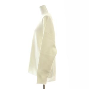 iCB 24SS コットンポリエステルスムース ニットプルオーバー セーター 長袖 L 白 ホワイト /AT OS