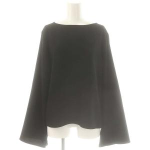 25SS ソフィアジップスリーブブラウス プルオーバー ブラック /DF OS